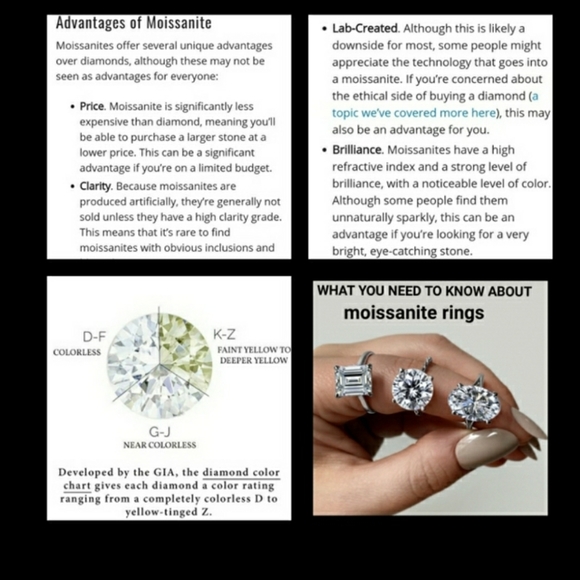 🆕️$1500  2CT 14k White Gold Round Moissanite Diamon… - Picture 12 of 12